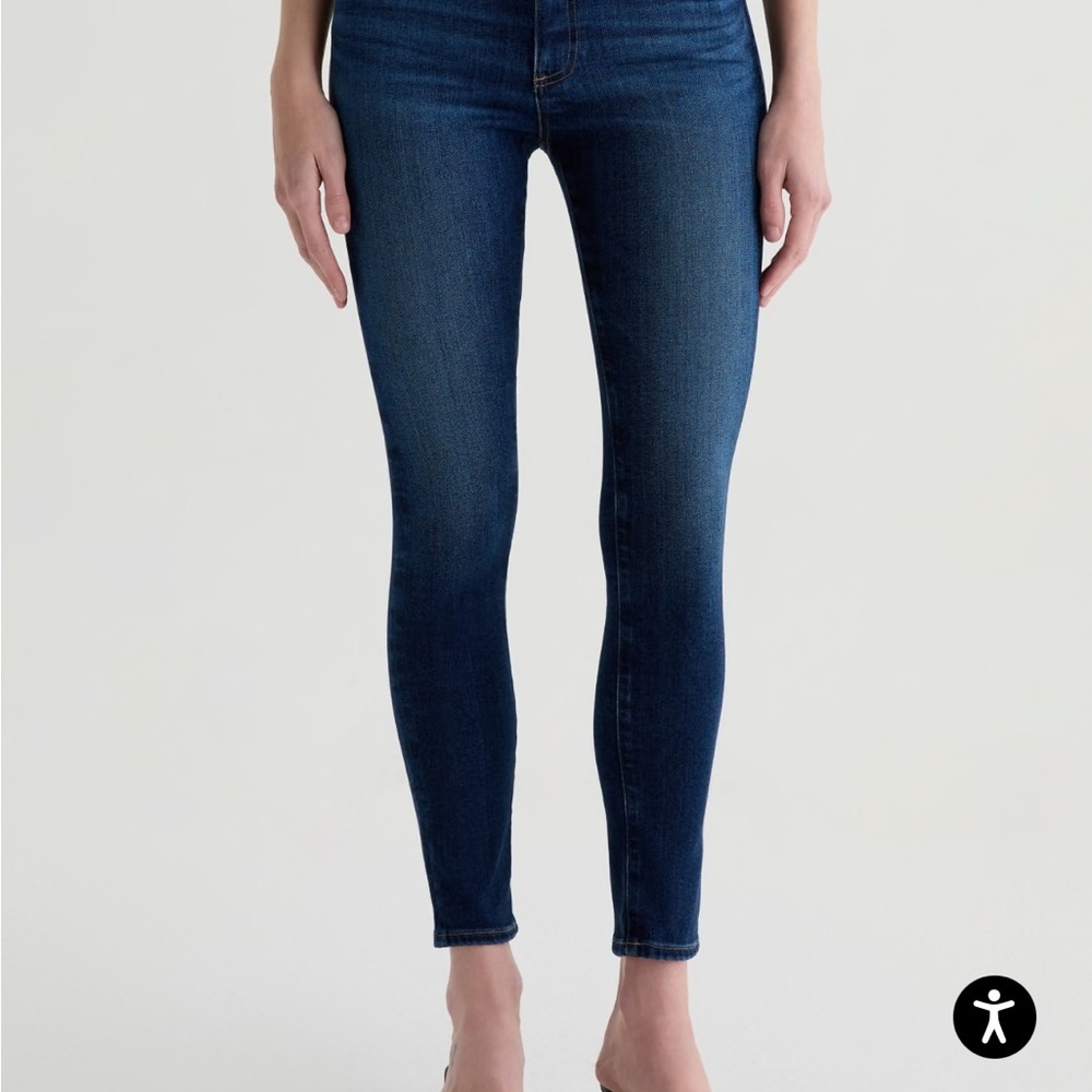 AG‎ Adriano Goldschmied Contour 360 Dark Blue Skinny Jeans
